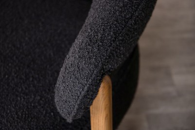 belfry boucle side chair neutral close up